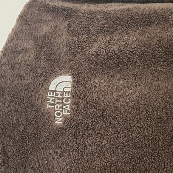 The North Face brown woman's fuzzy full zip-up jacket  small - Picture 5 of 9